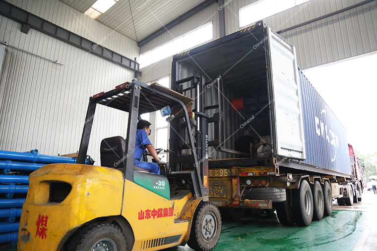 China Coal Group International Trading Company Exporte Mining Equipment To Colombia Via Qingdao Port