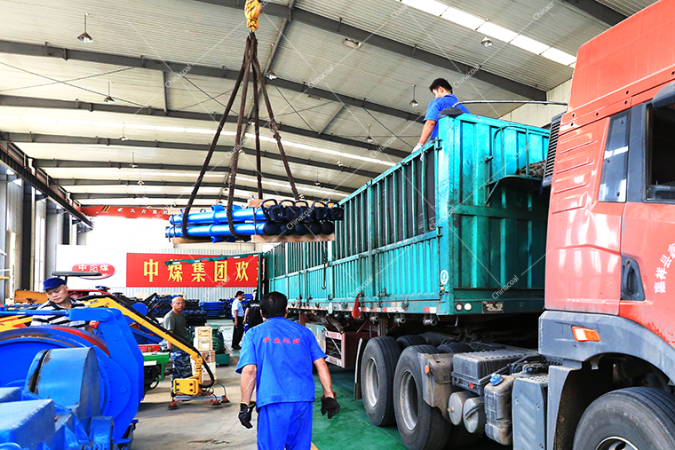 China Coal Group Sent A Batch Of Mine Single Hydraulic Prop To Ningxia Guyuan