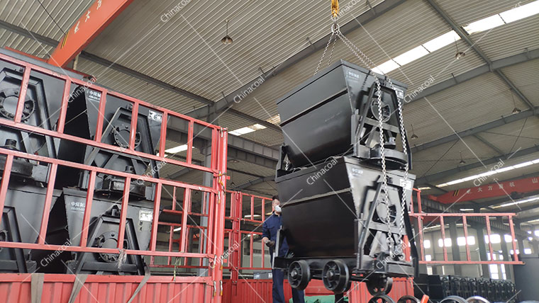 China Coal Group Sent A Batch Of Bucket-tipping Mine Car To Zaozhuang City