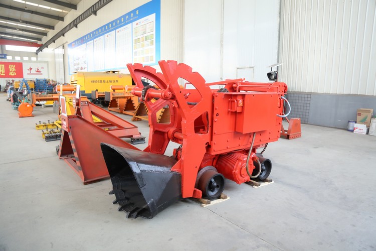 The Operation Process Of The Rock Mucking Loader Used In Underground Shafts